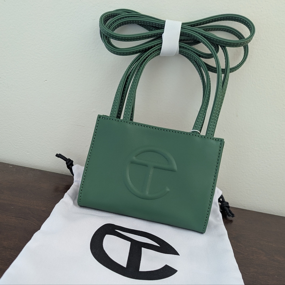 Small Telfar in Leaf Green